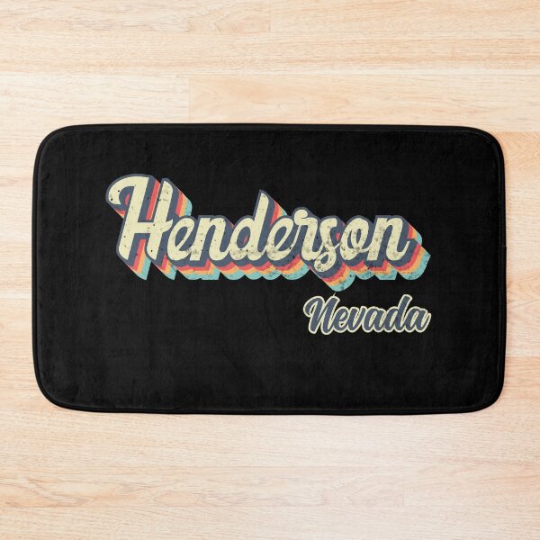 Item preview, Henderson city Nevada Retro Vintage 70s rainbow designed and sold by Teelogic.