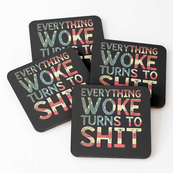Item preview, Everything Woke Turns To Shit  designed and sold by AlvaShop.