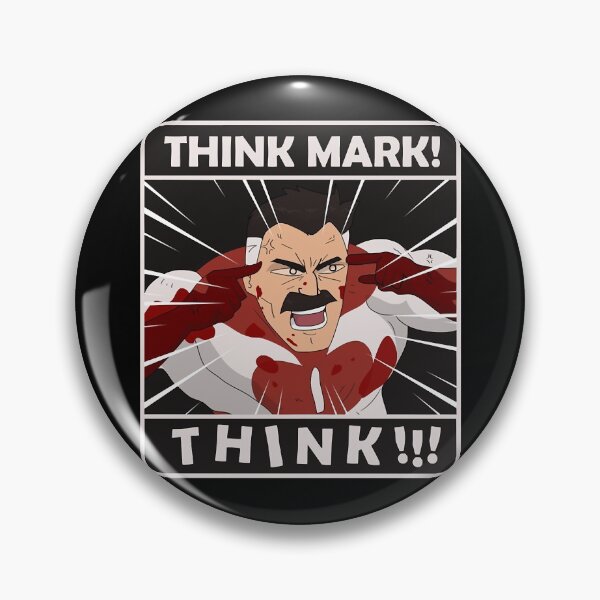 Item preview, Omni man think mark quote poster designed and sold by LoveRandal.