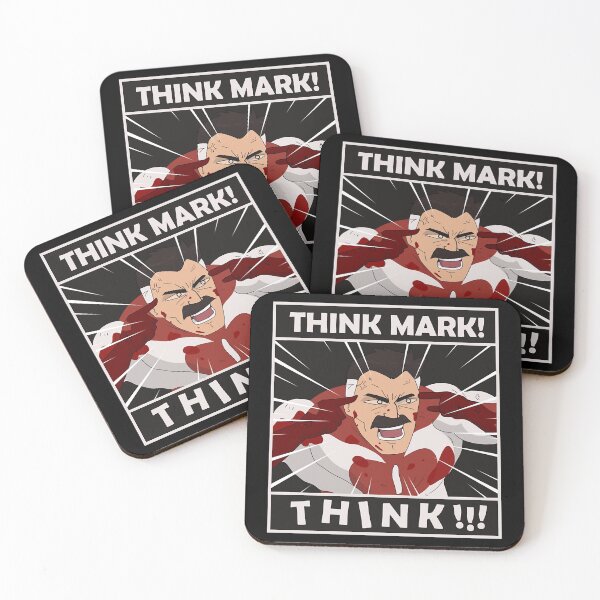 Item preview, Omni man think mark quote poster designed and sold by LoveRandal.