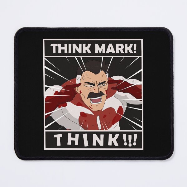 Item preview, Omni man think mark quote poster designed and sold by LoveRandal.