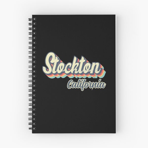 Item preview, Stockton city California Retro Vintage 70s rainbow designed and sold by Teelogic.