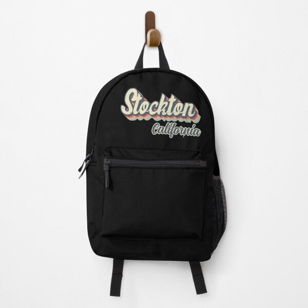 Item preview, Stockton city California Retro Vintage 70s rainbow designed and sold by Teelogic.