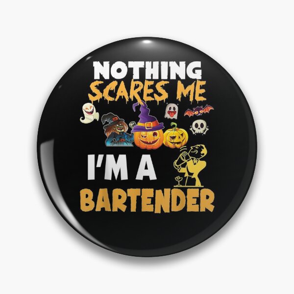 Item preview,  Nothing Scares Bartender Cant Halloween Scary designed and sold by mchargue12.
