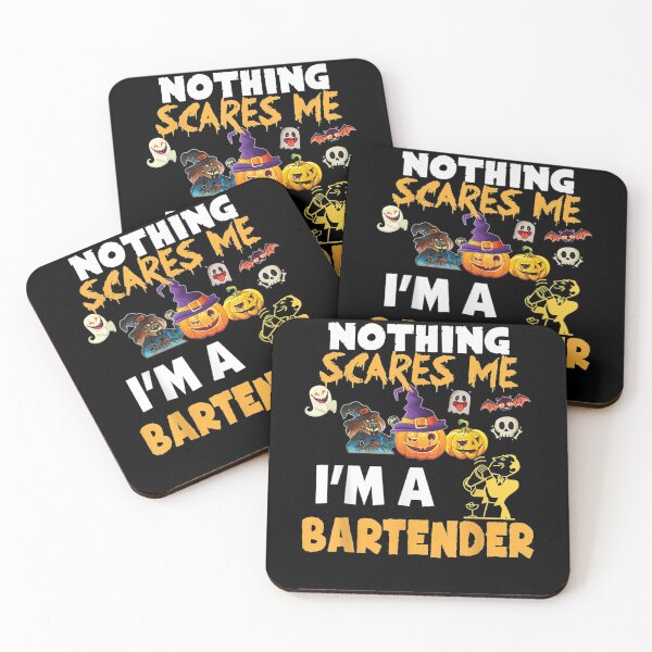 Item preview,  Nothing Scares Bartender Cant Halloween Scary designed and sold by mchargue12.