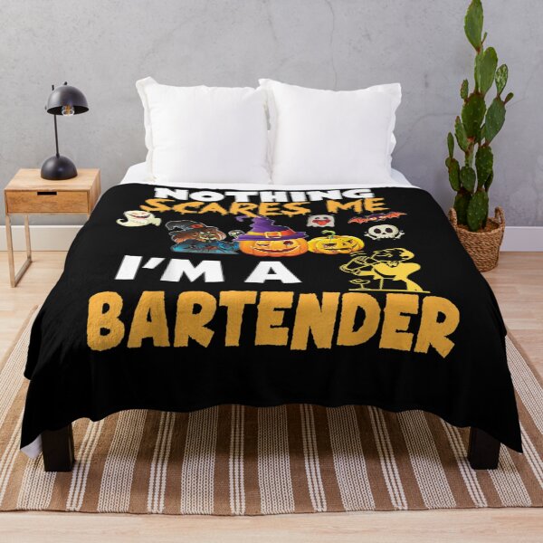 Item preview,  Nothing Scares Bartender Cant Halloween Scary designed and sold by mchargue12.