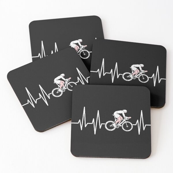 Item preview, Heartbeat Bicycle Eat Sleep Ride Repeat Road Bike Cyclist Triathlete designed and sold by grinta2021.