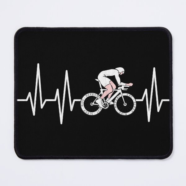 Item preview, Heartbeat Bicycle Eat Sleep Ride Repeat Road Bike Cyclist Triathlete designed and sold by grinta2021.