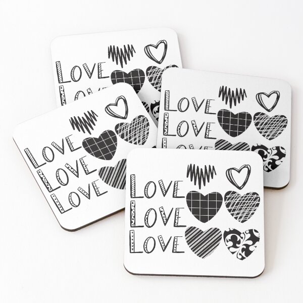 Item preview, Diseño de amor negro con corazón para expresar amor. designed and sold by Fashion-vintage.