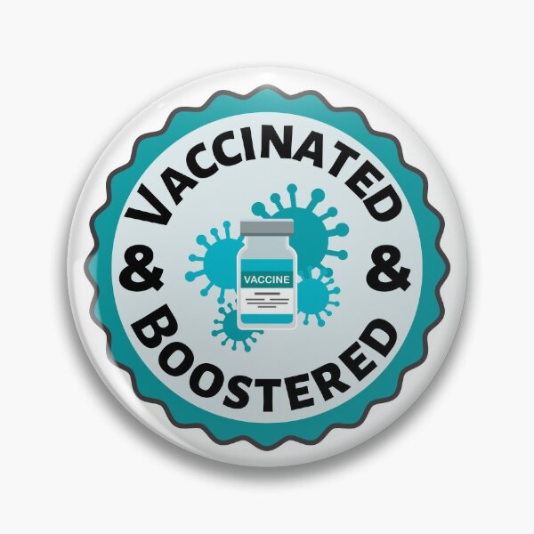Item preview, Vaccinated and Boostered (Black)- Covid Booster Shot for Vaccinated People - covid vaccine designed and sold by CaitU.