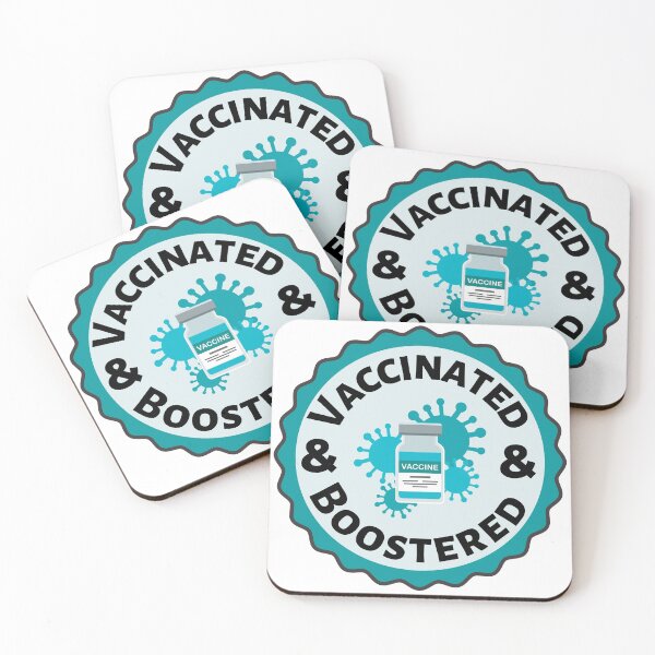 Item preview, Vaccinated and Boostered (Black)- Covid Booster Shot for Vaccinated People - covid vaccine designed and sold by CaitU.