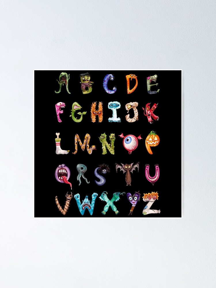 Stranger Things Alphabet - Creepy Alphabet Wall Letters