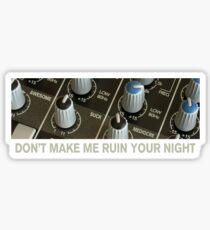The sound guy Sticker