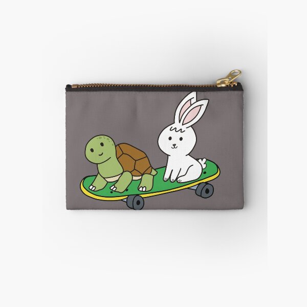 Item preview, Rabbit and Turtle skateboarding  designed and sold by ZaryousStuff.