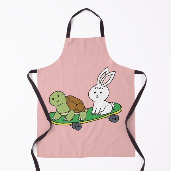 Item preview, Rabbit and Turtle skateboarding designed and sold by ZaryousStuff.
