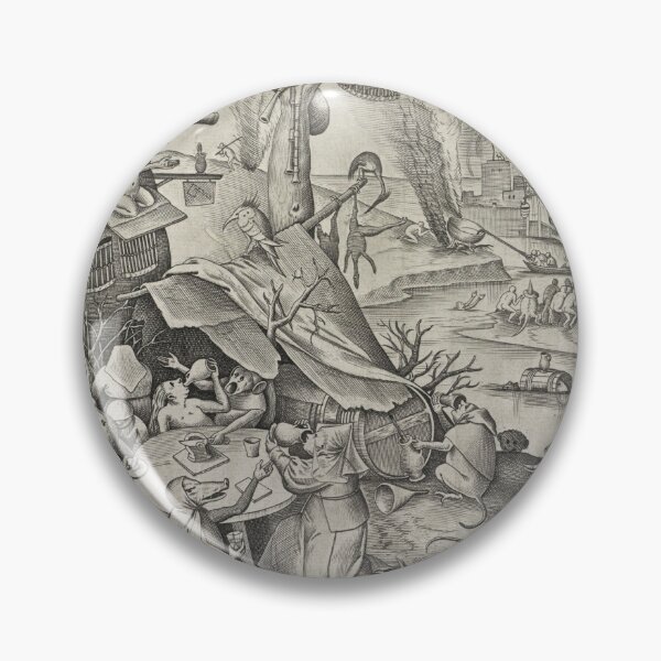 Item preview, Medieval Etching - Gluttony designed and sold by Vintage Designs +.