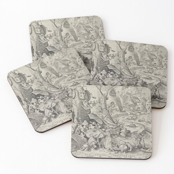 Artikelvorschau, Medieval Etching - Gluttony entworfen und verkauft von Vintage Designs +.