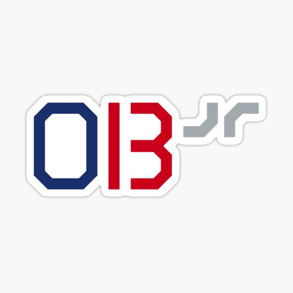 Odell Beckham Jr. Jersey Sticker for Sale by Tate Breeland