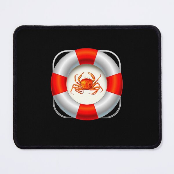 Item preview, Crab in lifebuoy designed and sold by SaveonOneal.