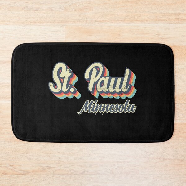 Item preview, St. Paul city Minnesota Retro Vintage 70s rainbow designed and sold by Teelogic.