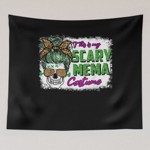 Item preview,  Scary Mema Costume Skull Leopard Halloween designed and sold by mchargue12.
