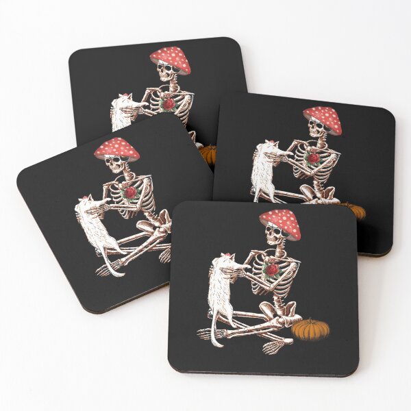 Item preview, Skeleton loving cat designed and sold by Print Epic.