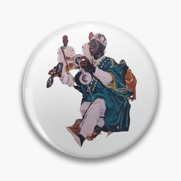 Aperçu de l'œuvre Gnawi marocain créée et vendue par Kech-Kech.
