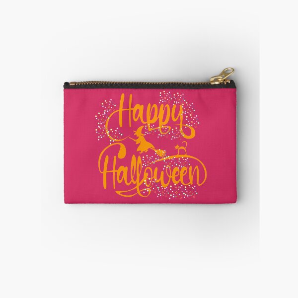 Item preview, Gato bruja volador naranja Feliz Halloween designed and sold by CutieBlue.