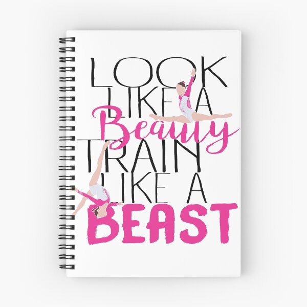 Item preview, Look Like A Beauty Train Like A beast - Gymnastics Quote  designed and sold by Flexiblepeople.
