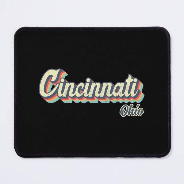 Item preview, Cincinnati City Ohio Retro Vintage 70s rainbow designed and sold by Teelogic.