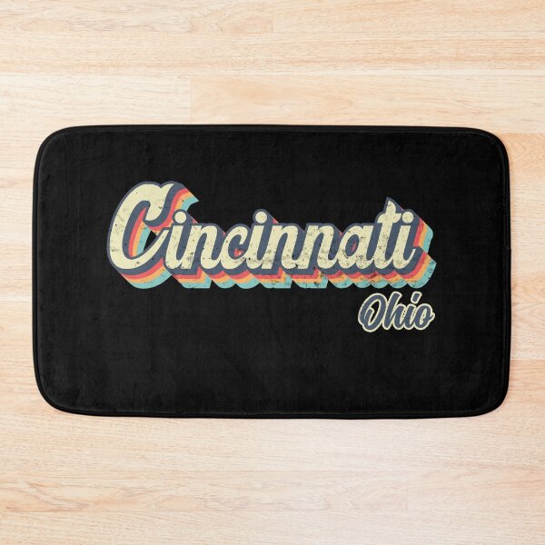Item preview, Cincinnati City Ohio Retro Vintage 70s rainbow designed and sold by Teelogic.