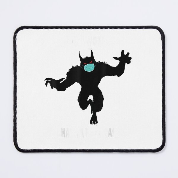 Item preview, 2020 is Boo Sheet Werewolf Face Mask funny Halloween Gift T-Shirt designed and sold by lizamcdermott.