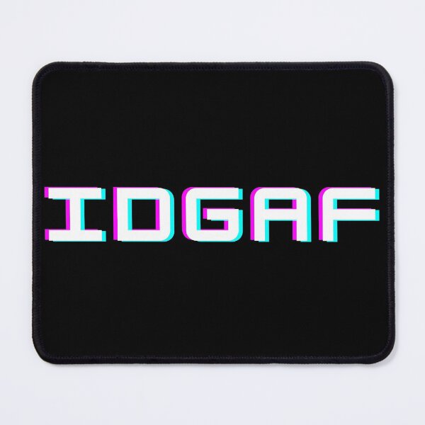 Item preview, IDGAF - Typography Design designed and sold by art-by-shadab.