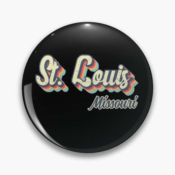 Item preview, St. Louis City Missouri Retro Vintage 70s rainbow designed and sold by Teelogic.