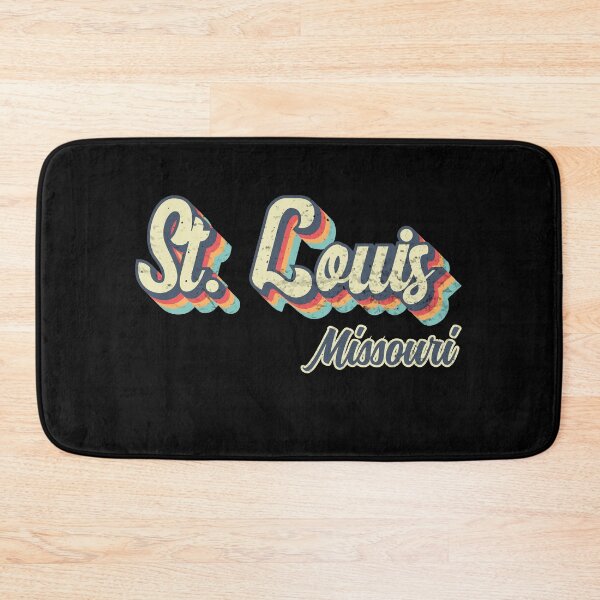 Item preview, St. Louis City Missouri Retro Vintage 70s rainbow designed and sold by Teelogic.