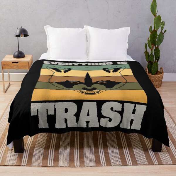 Item preview, Everything Is Trash Vintage Raccoon Lovers  designed and sold by JethroShop.