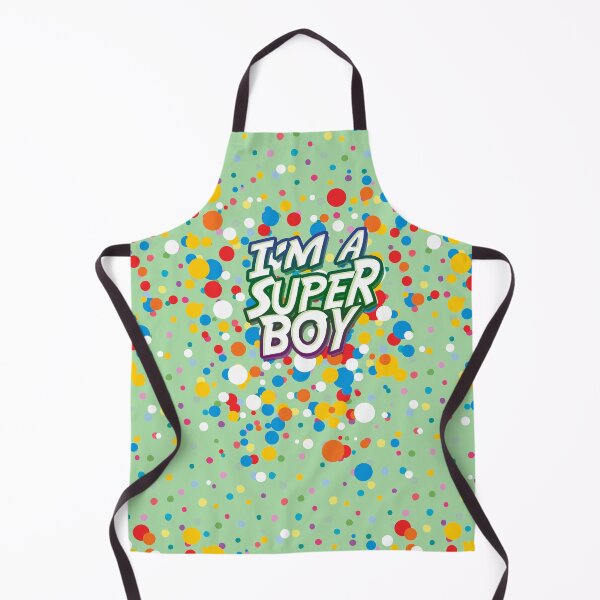 Item preview, Polka dot boy, I'm a superhero, pastel tea green color designed and sold by yashik.