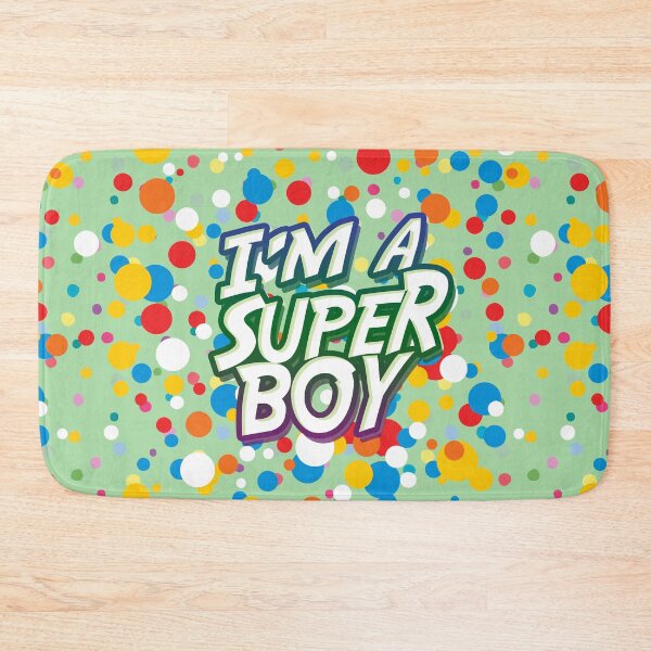 Item preview, Polka dot boy, I'm a superhero, pastel tea green color designed and sold by yashik.