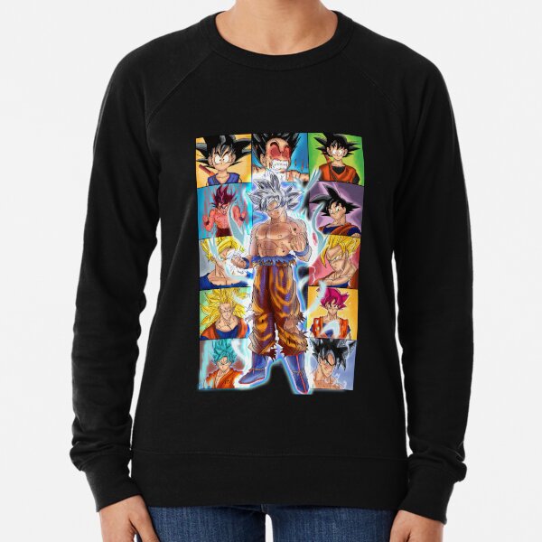 Goku de niño a maestro Sudadera ligera