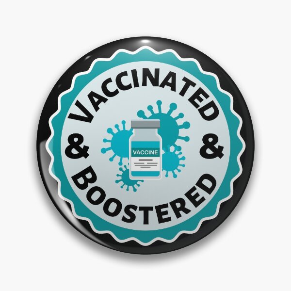Item preview, Vaccinated and Boostered (White)- Covid Booster Shot for Vaccinated People - covid vaccine designed and sold by CaitU.