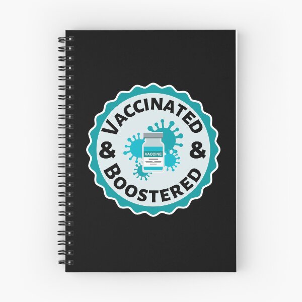 Item preview, Vaccinated and Boostered (White)- Covid Booster Shot for Vaccinated People - covid vaccine designed and sold by CaitU.