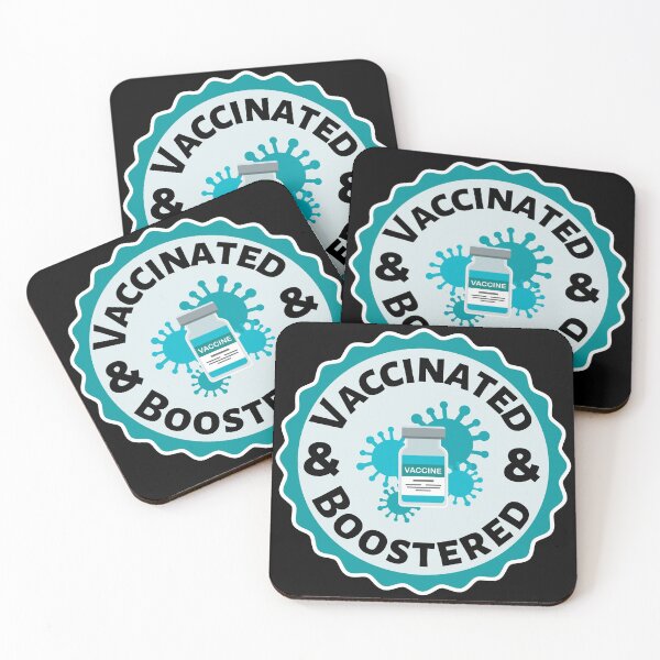 Item preview, Vaccinated and Boostered (White)- Covid Booster Shot for Vaccinated People - covid vaccine designed and sold by CaitU.