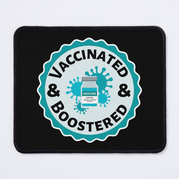 Item preview, Vaccinated and Boostered (White)- Covid Booster Shot for Vaccinated People - covid vaccine designed and sold by CaitU.