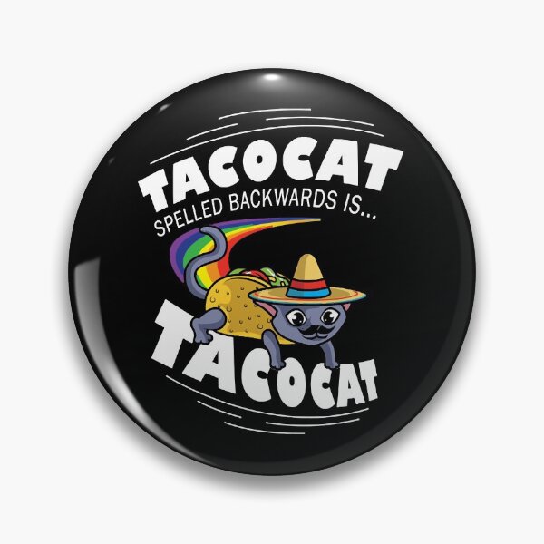 Item preview, Taco Cat Spelled Backwards Palindrome Funny Cat Pun Taco Lover  designed and sold by SaveonOneal.