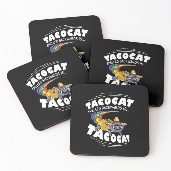 Item preview, Taco Cat Spelled Backwards Palindrome Funny Cat Pun Taco Lover  designed and sold by SaveonOneal.