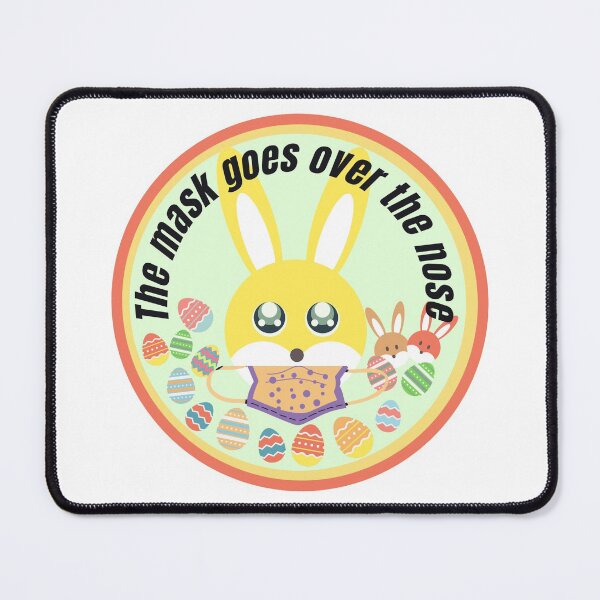 Item preview, Easter masked bunny humor wishes designed and sold by Manoroma.