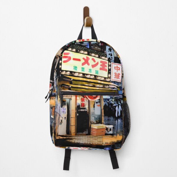Item preview, Japanese restaurant at night, japanese urban landscape, designed and sold by shodark.