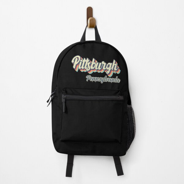 Item preview, Pittsburgh City Pennsylvania Retro Vintage 70s rainbow designed and sold by Teelogic.