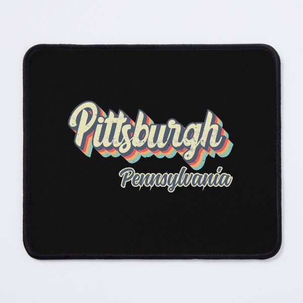 Item preview, Pittsburgh City Pennsylvania Retro Vintage 70s rainbow designed and sold by Teelogic.