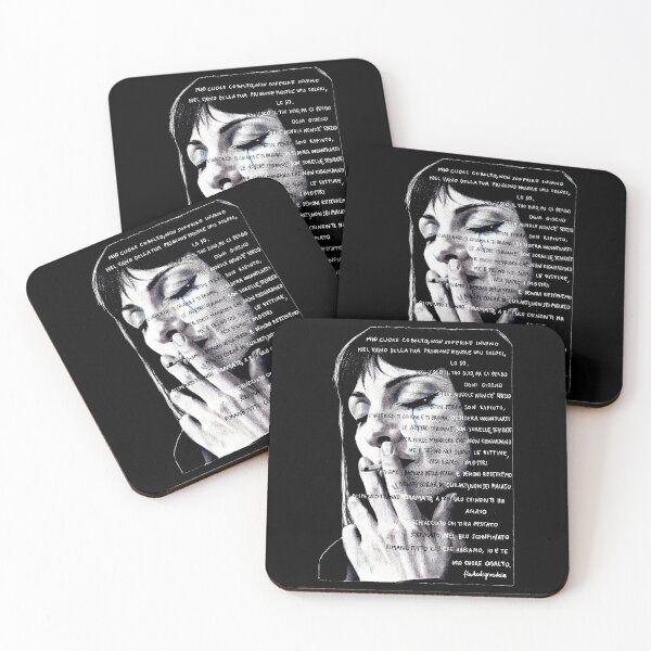 Item preview, Drawing of Najwa Nimri with Poem designed and sold by Kelly Virginia Gifford.
